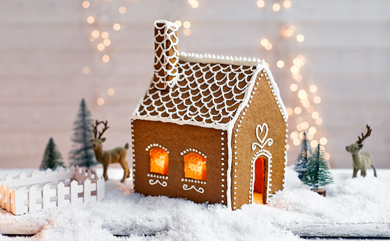 Building a gingerbread house can be a fun activity to demonstrate your artistic side
