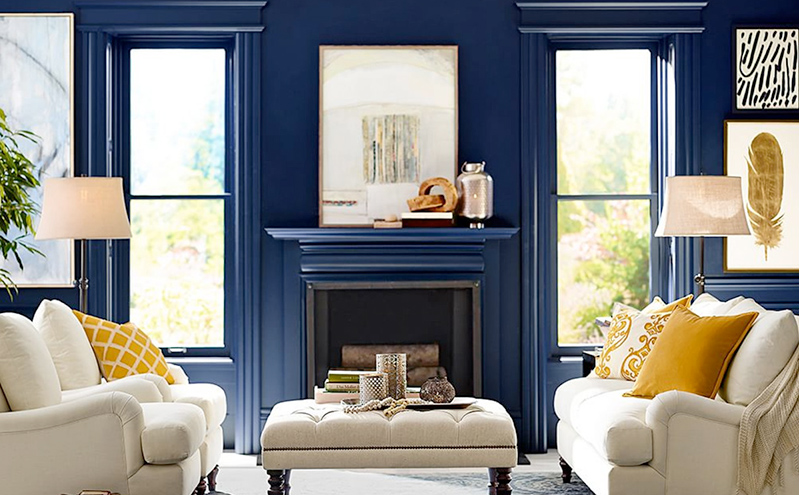 Use Blue for a- Calm Feeling in your Summer Reno