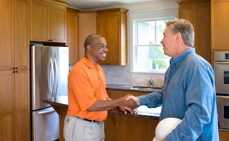 Conduct interviews before hiring a contractor to renovate your house