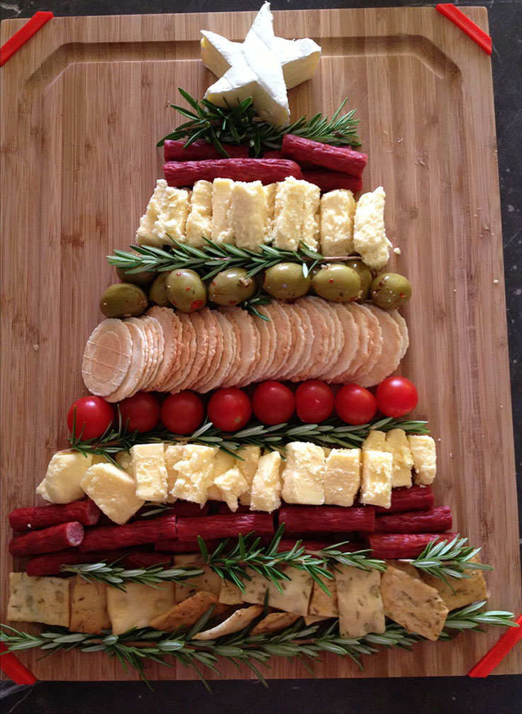 Laying out some snacks in a decorative way can also entertain your guests