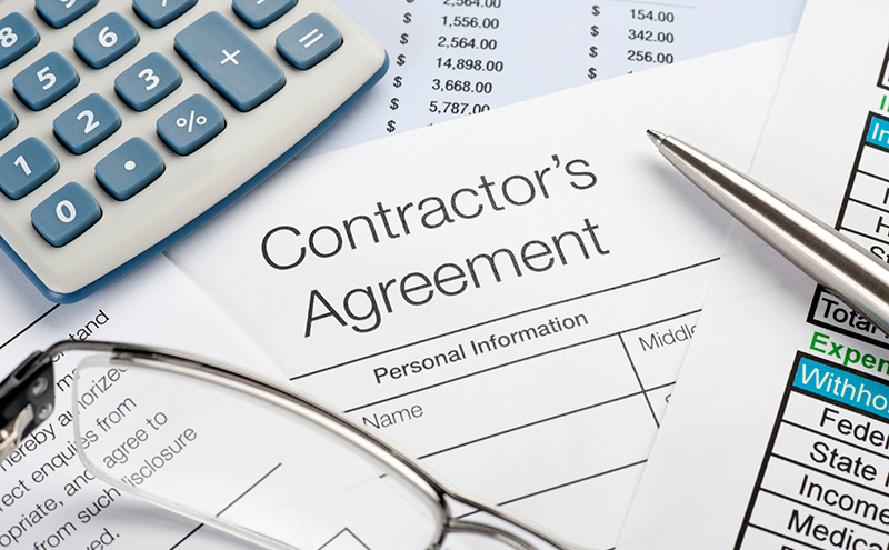 Review your contractor's contract for any hidden costs before signing in Vaughan
