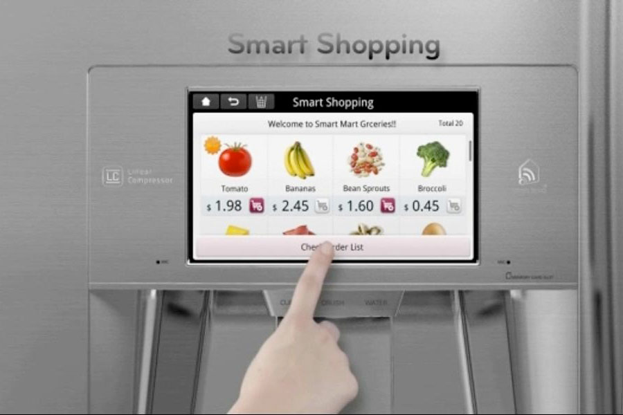 LG SmartThinQ fridge,smart technology appliances