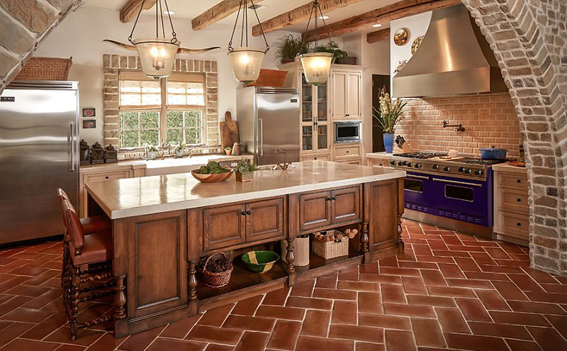 Terracota tiles will make your home feel warm in the fall