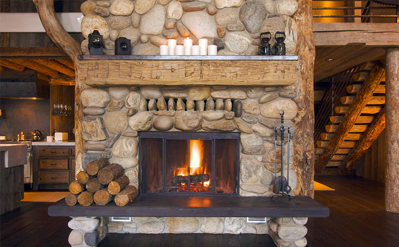 Stay indoors during the fall and cozy up by your fireplace